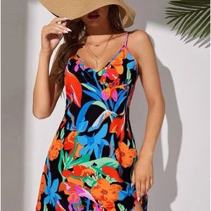 Floral print cami dress size Tall Large